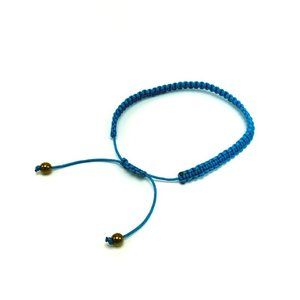 Blue Handmade Macrame Bracelet